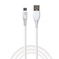 Cell Tel Micro Fast Charging Cable, White - CT-29C