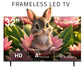 Grouhy 32 Inch LED HD TV Frameless - GLD32NAV2