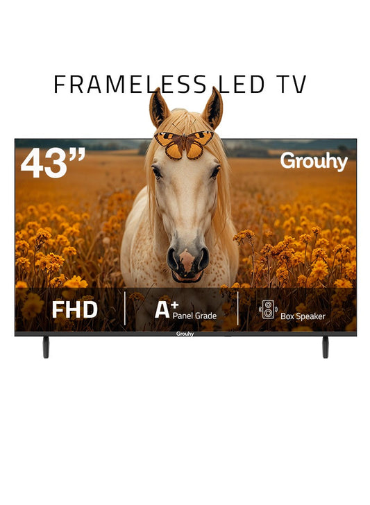 Grouhy 43 Inch FHD LED Frameless TV - GLD43NAV2