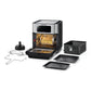 Black+Decker Air Fryer Oven Convection, 1500 Watt, 12 Liters, Silver - AOF100