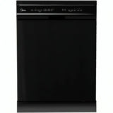Midea Digital Dishwasher, 14 Place Settings, 6 Programs, Black - MDWEF1433D(B)-WI-EG