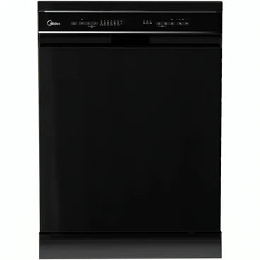 Midea Digital Dishwasher, 14 Place Settings, 6 Programs, Black - MDWEF1433D(B)-WI-EG