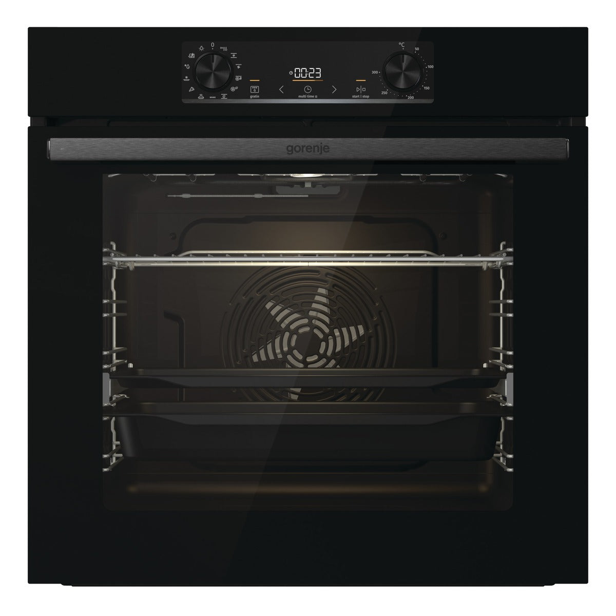 Gorenje Built-In Electric Oven, Digital, 60 cm, Black - BOS6737E13BG