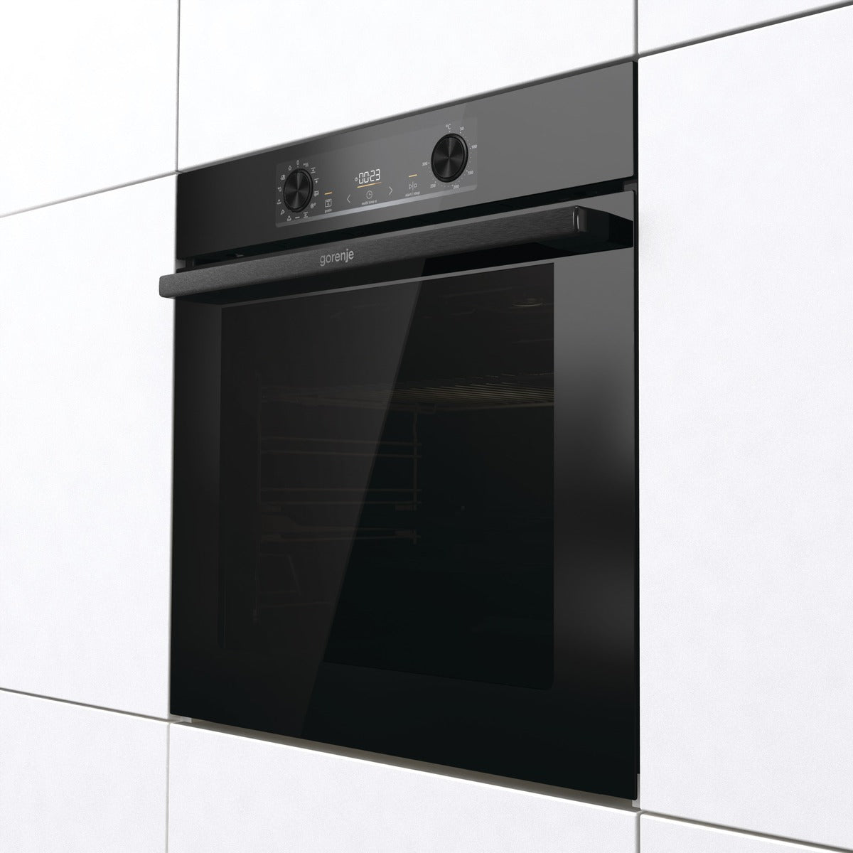 Gorenje Built-In Electric Oven, Digital, 60 cm, Black - BOS6737E13BG