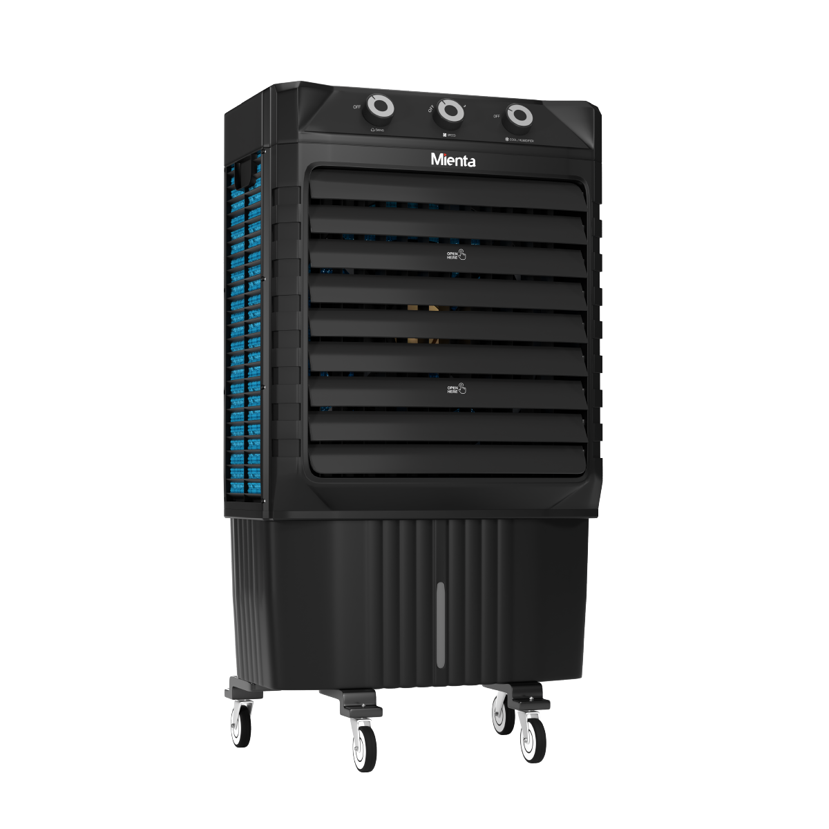 Mienta Breeze Air Cooler, 85 Liter, Black - AC49338A