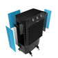 Mienta Breeze Air Cooler, 85 Liter, Black - AC49338A
