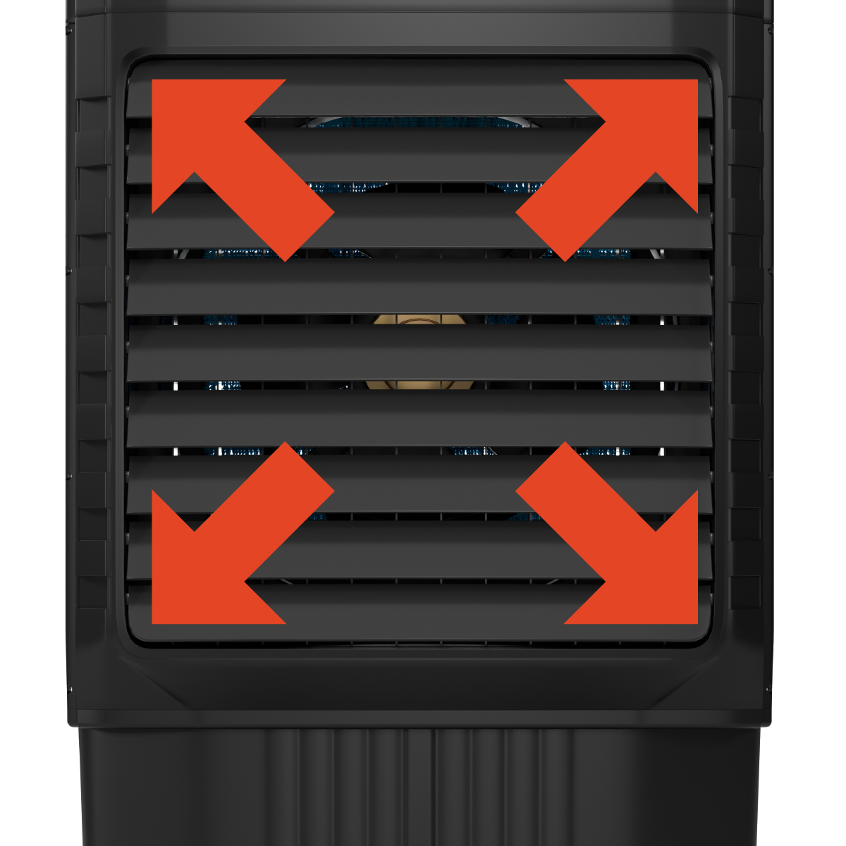 Mienta Breeze Air Cooler, 85 Liter, Black - AC49338A