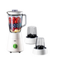 Braun 3 In 1 Jug Blender with Chopper and Grinder, 500 Watt, 1.75 Liters, White - JB0153WH