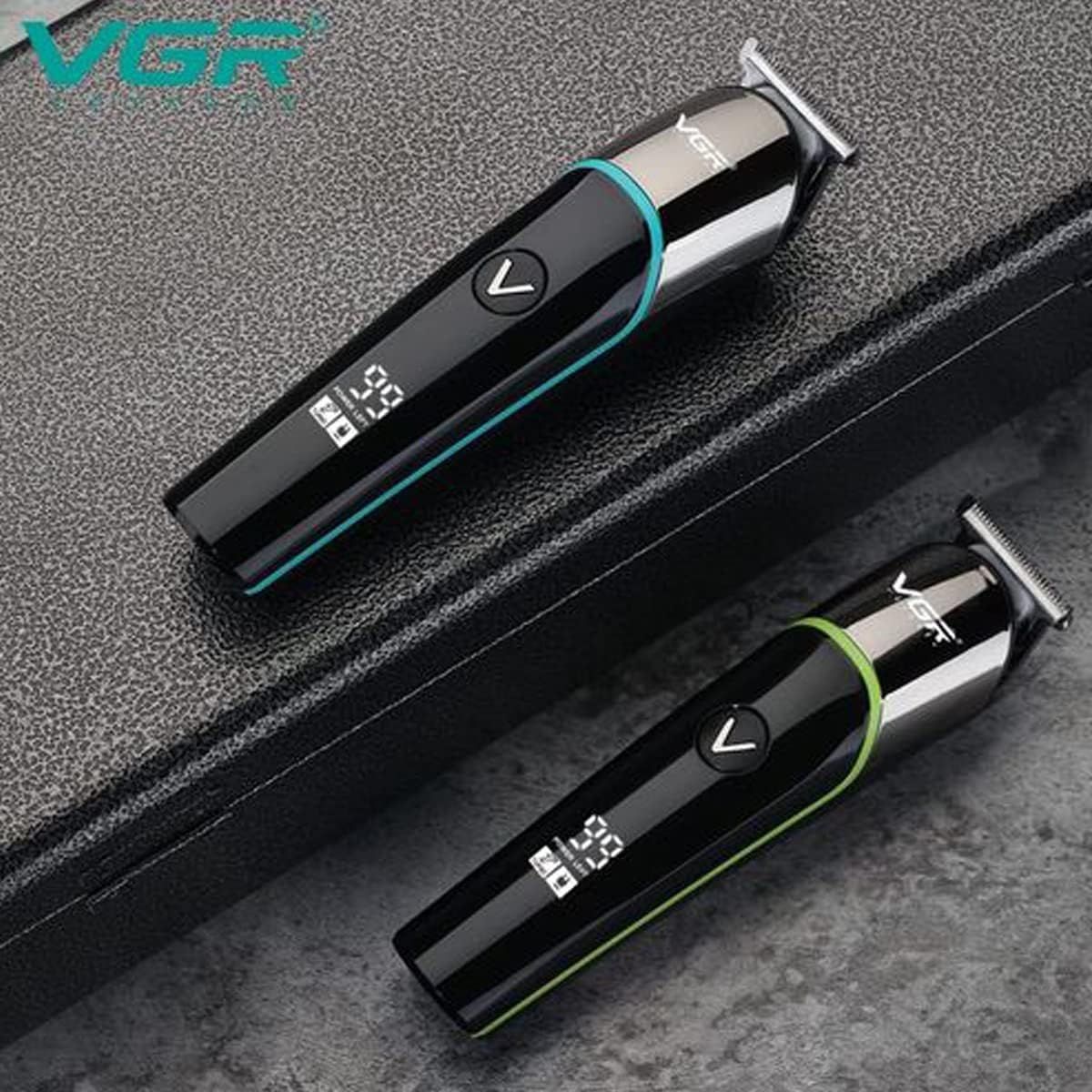 VGR Professional Rechargeable Hair Trimmer, LED Display - VGR-291