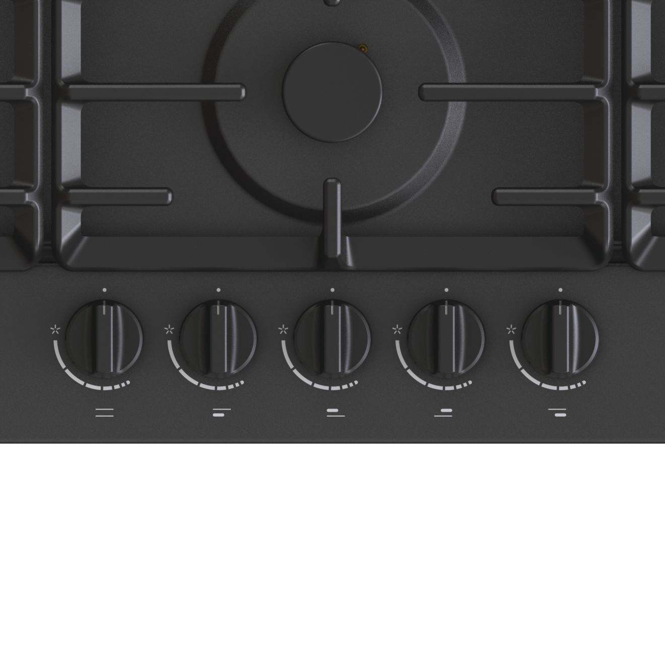 Gorenje Built-In Hob, 90 cm, 5 Gas Burners, Black- GW951MB