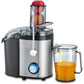 Black+Decker Juice Extractor, 1.7 Liter, 800 Watt, Black and Silver - JE800