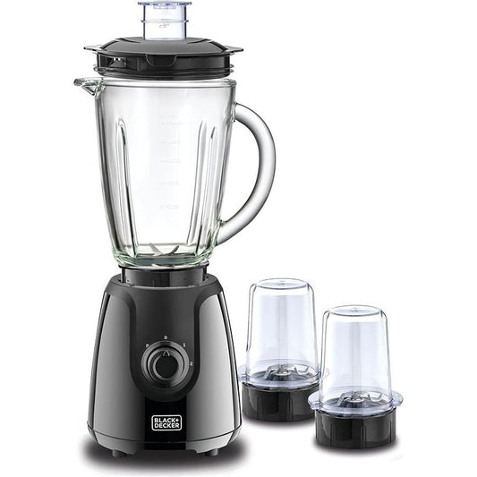 Black+Decker Blender, 1.5 Liter, 400 Watt, Black - BX440G
