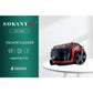 Sokany 3600 Watt Vacuum Cleaner, 3.5 Liter Capacity, Red - SK-13003