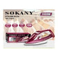 Sokany Steam Iron, 2400 Watt, 350ml, Burgundy And White - SK-11052