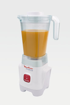 Moulinex Genuine Electric Blender, 400 Watt, 1.25 Liter, White - LM2411EG