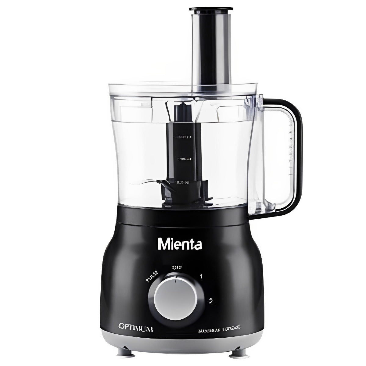 Mienta Optimum Food Processor, 800 Watts, Black - FP14922B