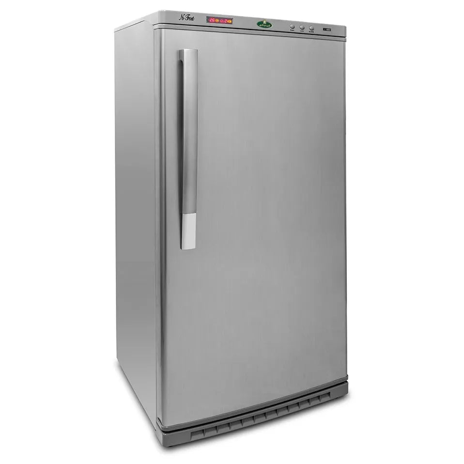 Kiriazi Upright Digital Deep Freezer, No Frost, 6 Drawers, 250 Liter, Silver - E250N6/3