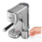 Black+Decker Espresso Machine, 1 Liter, 2 Cups, 1450 Watt, Silver - ECM150