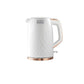 Black + Decker Electric Cordless Kettle, 1.7 Liters, 2200W, White - JC190W
