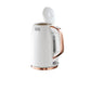 Black + Decker Electric Cordless Kettle, 1.7 Liters, 2200W, White - JC190W