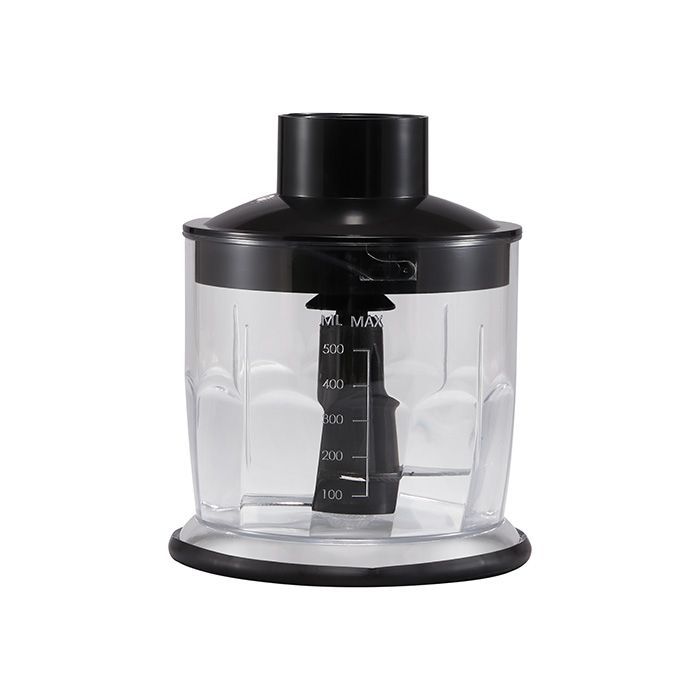 Mienta Turbo Plus Hand Blender With Attachments, 600ml, 1000 Watt, Black and Silver - HB111438A