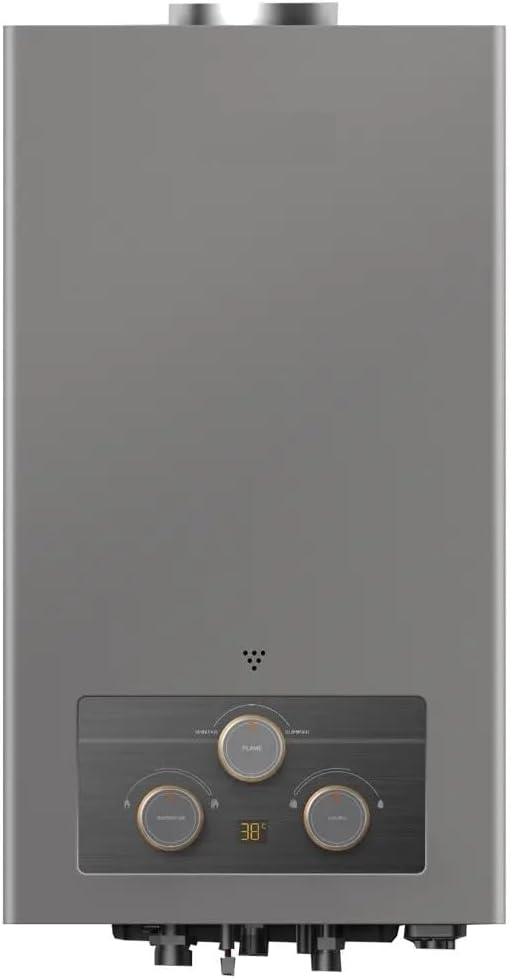 Midea Gas Water Heater, 10 Liters, Grey - MGWH10-20MDLEG(S)