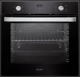 Elba Built-In Gas Oven With Grill, 65 Liters, 60 cm, Black Glass - EL10XLBFG