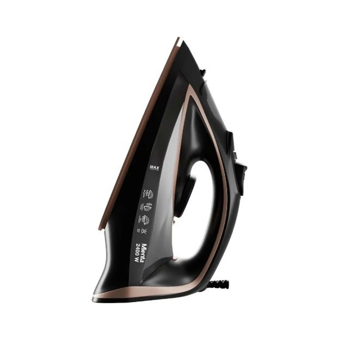 Mienta Steam Iron, 400ml, 2400 Watt, Black - SI181640A