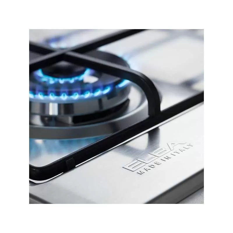 Elba Gas Hob 75 cm, 5 Burners, Safety Stainless - ELIO 75-545