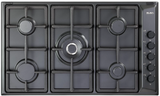 Elba Gas Hob, 90 Cm, 5 Burners, Black - EN95-545ANT