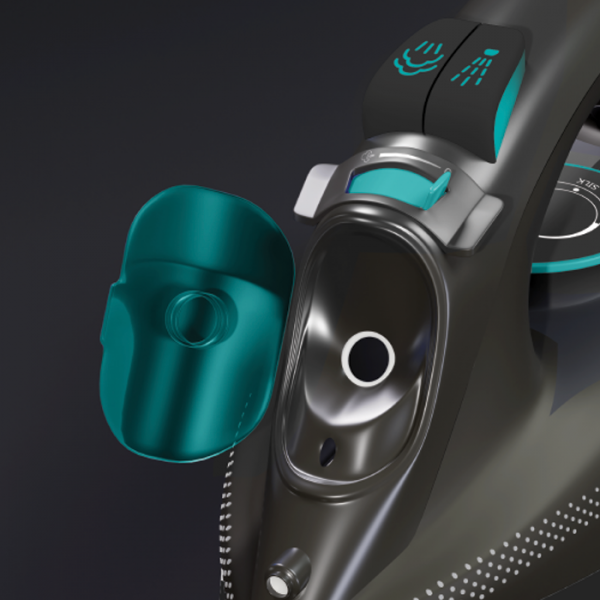 Mienta Extreme Steam Iron, 250ml, 2300 Watt, Black and Turquoise - SI181338C