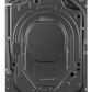 Haier Front Load Washing Machine with Direct Motion Inverter Motor, Super Drum, 9KG, 1400 RPM, Dark Silver- HW90-B14959S8TU1