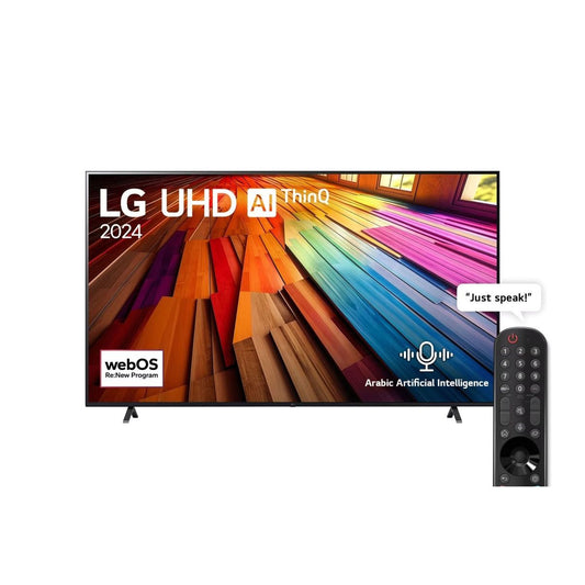 LG 43 Inch 4K UHD Smart LED TV with Built in Receiver - 43UT80006LA