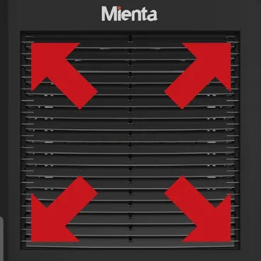 Mienta Air Cooler, 85 Liter, Black - AC49138A