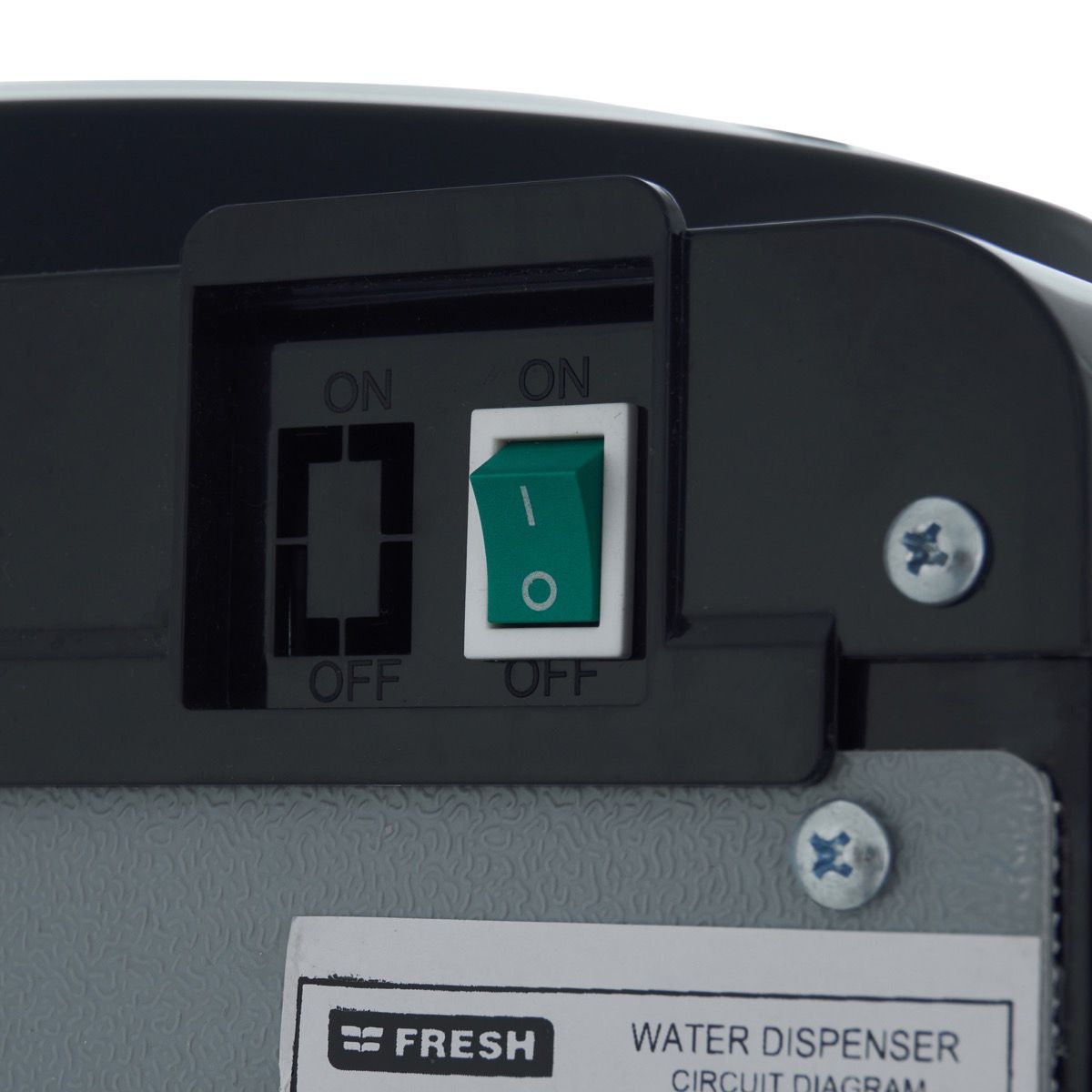 Fresh Normal & Cold Water Dispenser, 2 Taps, Black - FW-17VFBN