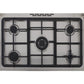 Fresh Hammer Digital Gas Cooker, 5 Burners, Black and Silver - 16937