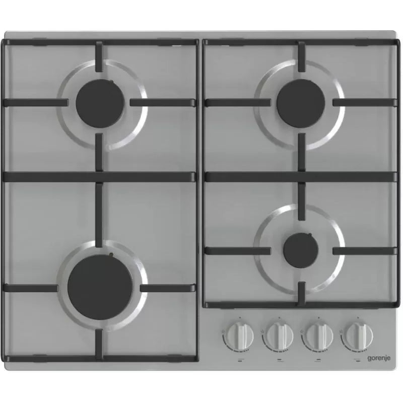Gorenje Built-In Gas Hob, 60 cm, 4 Burners, Stainless Steel - G640EX