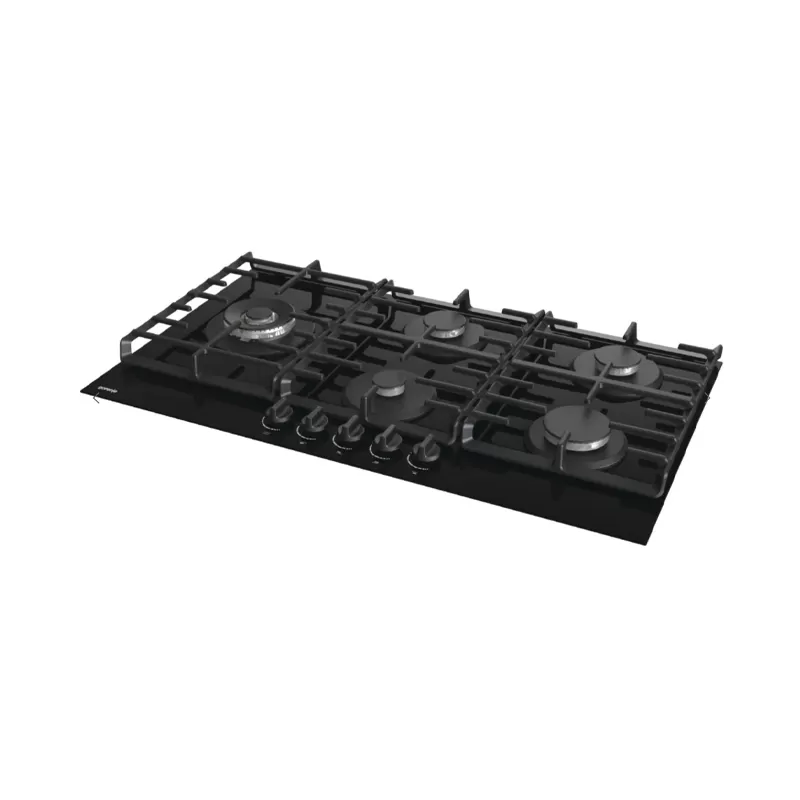 Gorenje Built-In Gas Hob, 90 cm, 5 Burners, Glass Ceramic - GCW951B