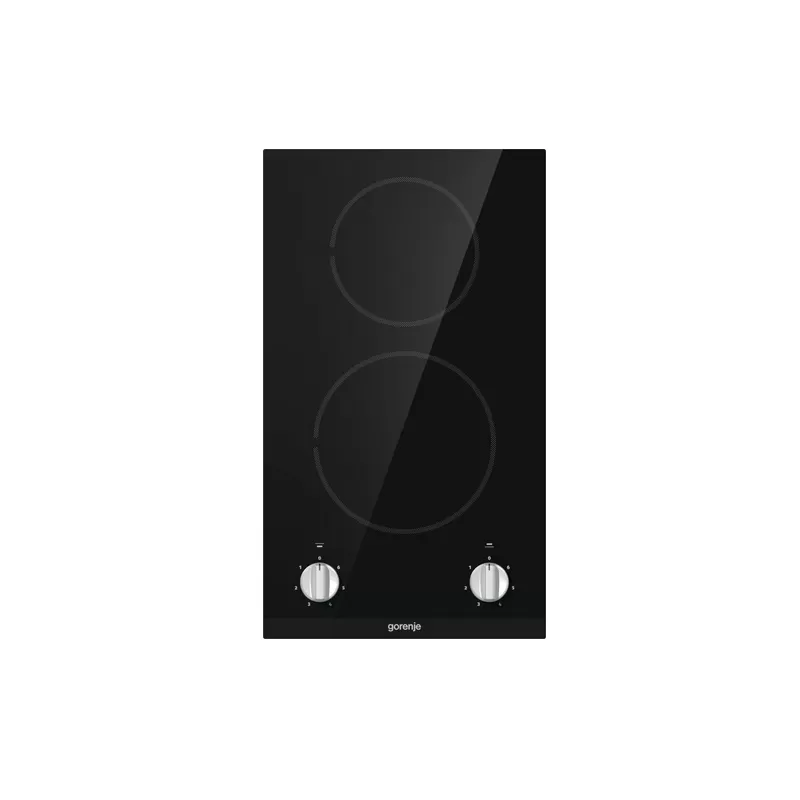 Gorenje Glass Ceramic Electric Hob, 30 cm, 2 Plates, Black - EC321BCSC