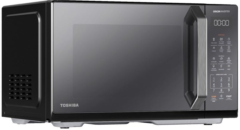 Toshiba Solo Microwave 25 Liter, 900 Watt, With Inverter Technology, Black - MW3-EM25PEI(BK)