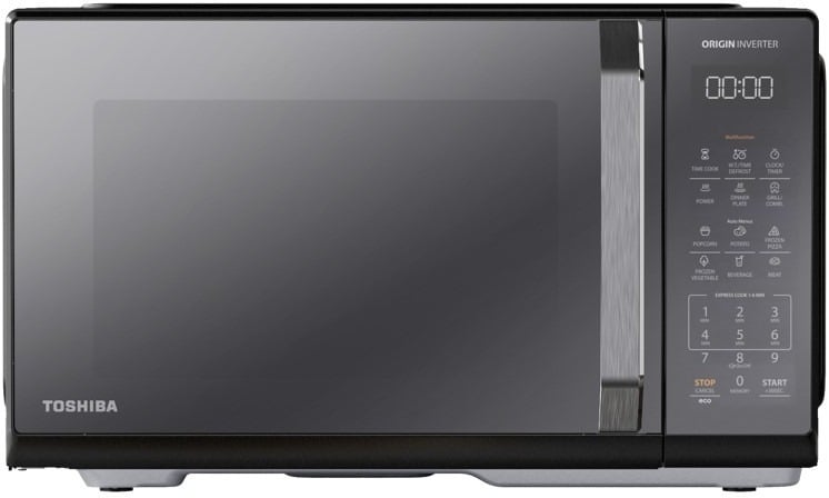 Toshiba Solo Microwave 25 Liter, 900 Watt, With Inverter Technology, Black - MW3-EM25PEI(BK)