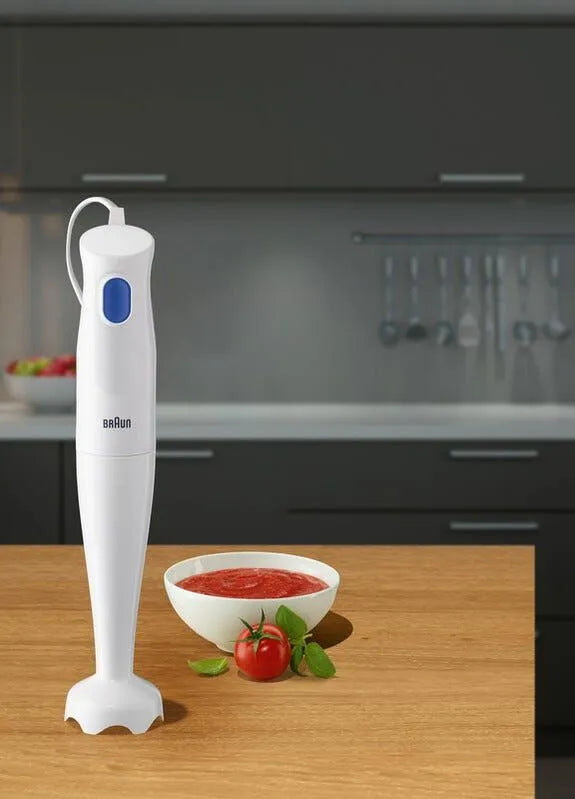 Braun MultiQuick 1 Hand Blender, 600ml, 450 Watt, White - MQ10.001P