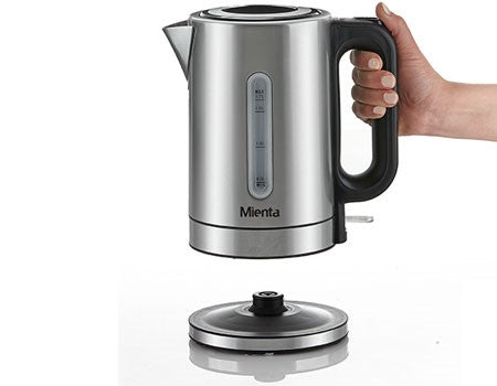 Mienta Electric Kettle, 1.7 Liter, 2150 Watt, Stainless Steel - EK20920A