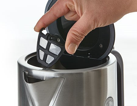 Mienta Electric Kettle, 1.7 Liter, 2150 Watt, Stainless Steel - EK20920A