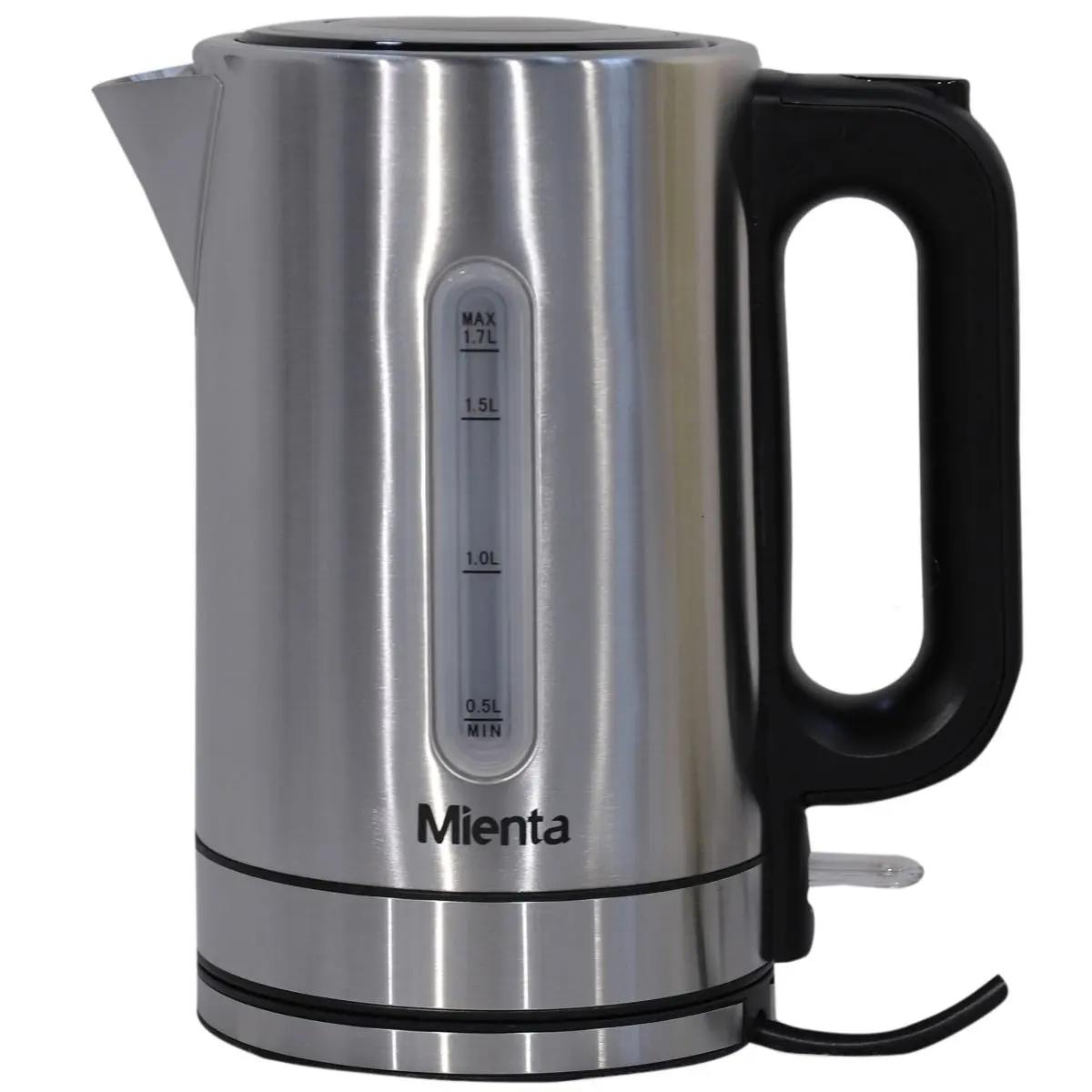 Mienta Electric Kettle, 1.7 Liter, 2150 Watt, Stainless Steel - EK20920A