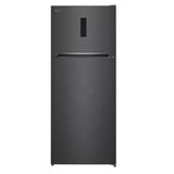 LG Refrigerator Top Mount Freezer, 401 Litre, Black - GTF402SBAN