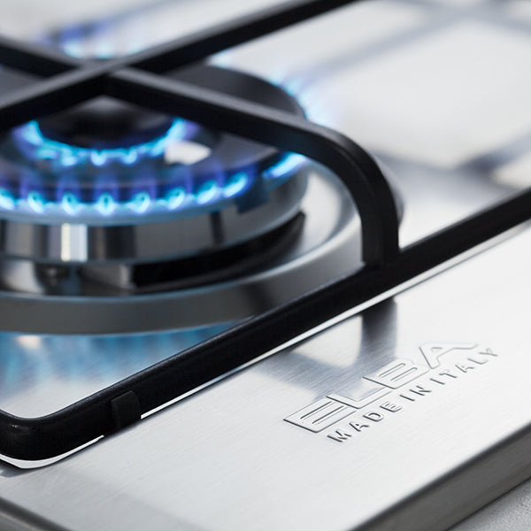 Elba Gas Hob, 90 cm, 5 Burners, Silver - ELIO95-545L
