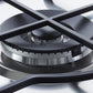 Elba Gas Hob, 90 cm, 5 Burners, Silver - ELIO95-545L