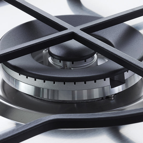 Elba Gas Hob, 90 cm, 5 Burners, Silver - ELIO95-545L