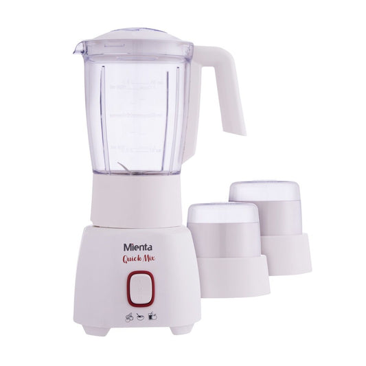 Mienta Blender Quick Mix 400Watt, White - BL1261A